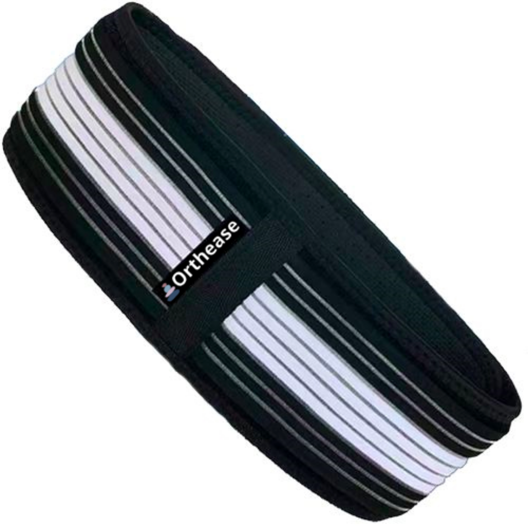 Close-up of Orthease Sciatica Belt front view laid flat